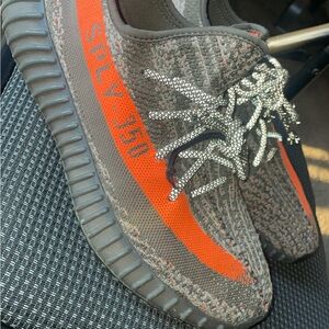 Adidas Yeezy Boost 350 V2 - Gray and Orange NO BOX and Need new laces